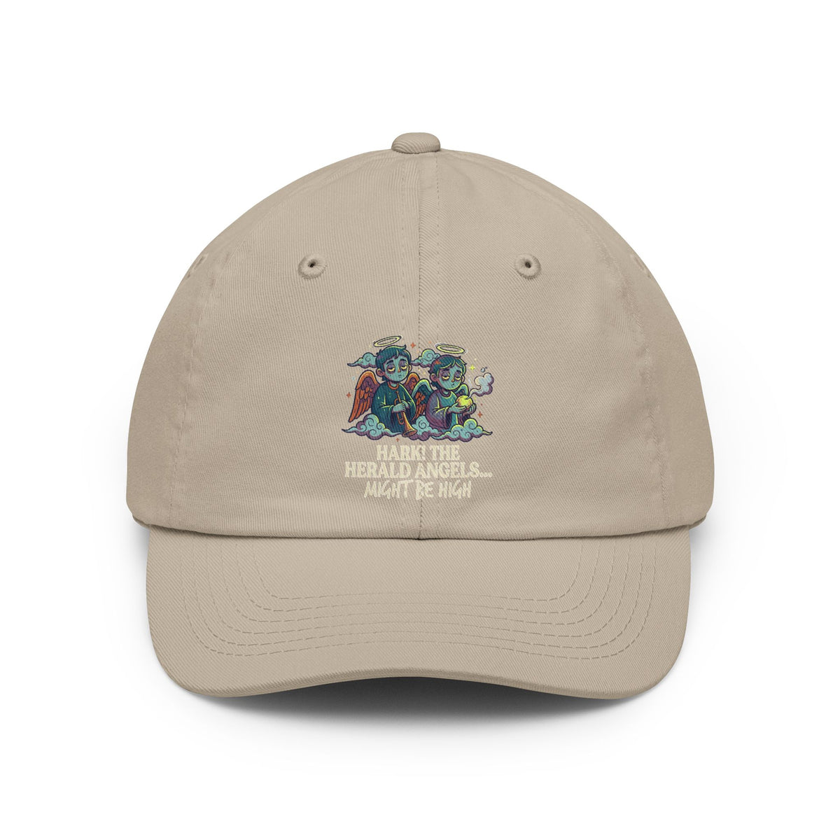 Color: Stone | Hark The Herald Angels Dad Hat