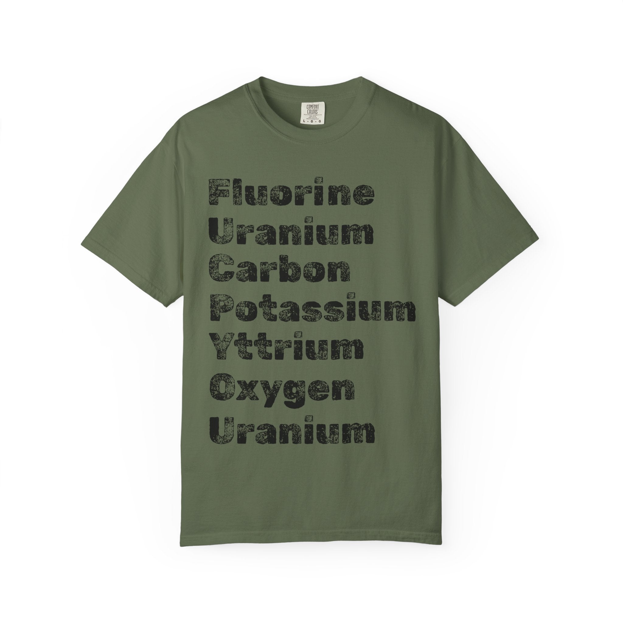 "Periodic Salt" Unisex Garment-Dyed T-shirt