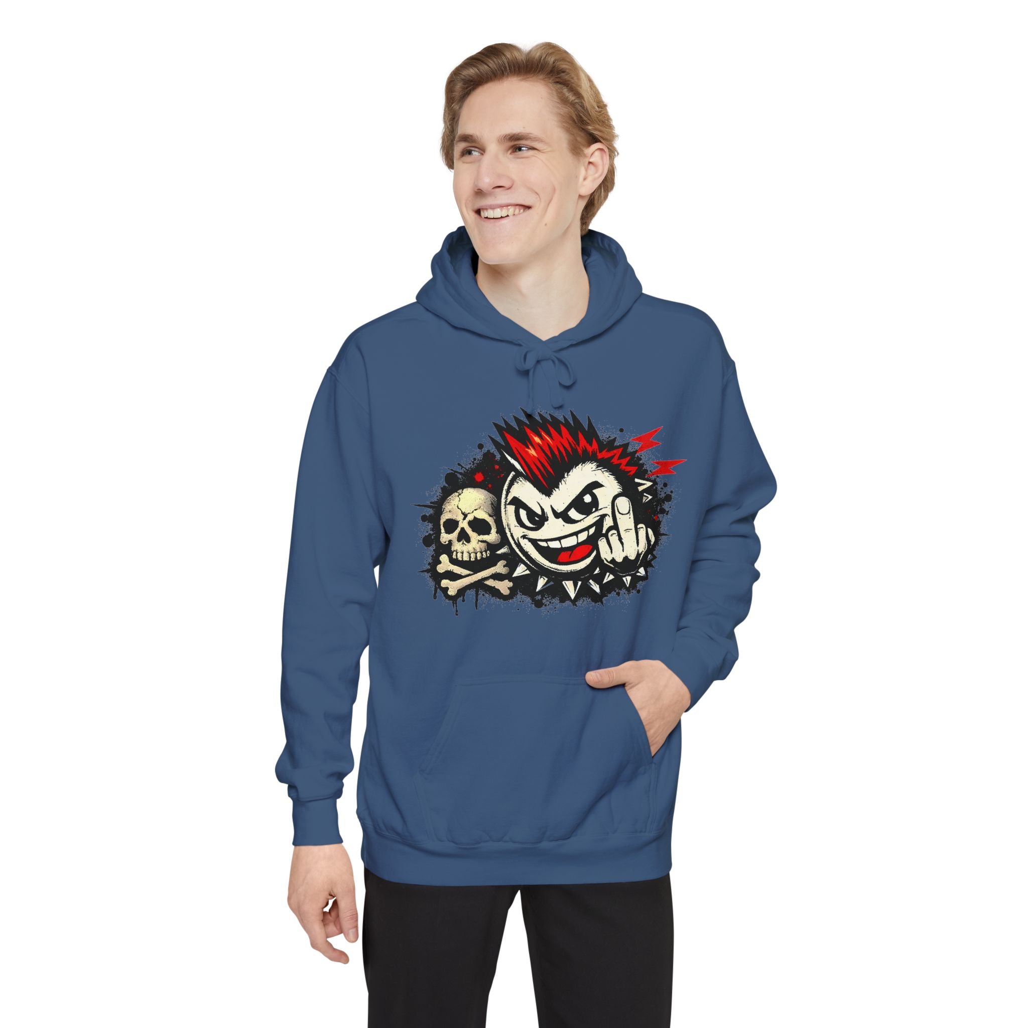 One Finger Opinion | Garment-Dyed Hoodie — AttitudeShirts