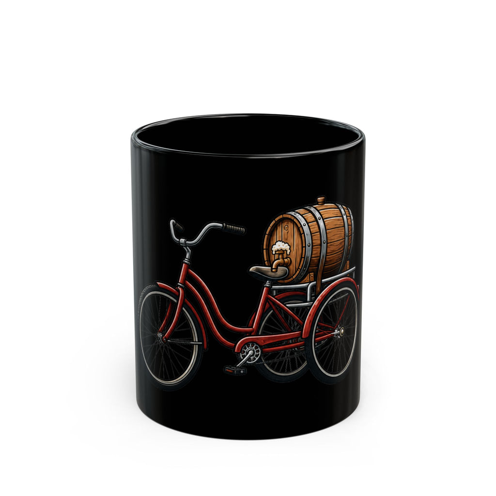 "Third Wheel Brewing" Black Ceramic Mug — Graphic