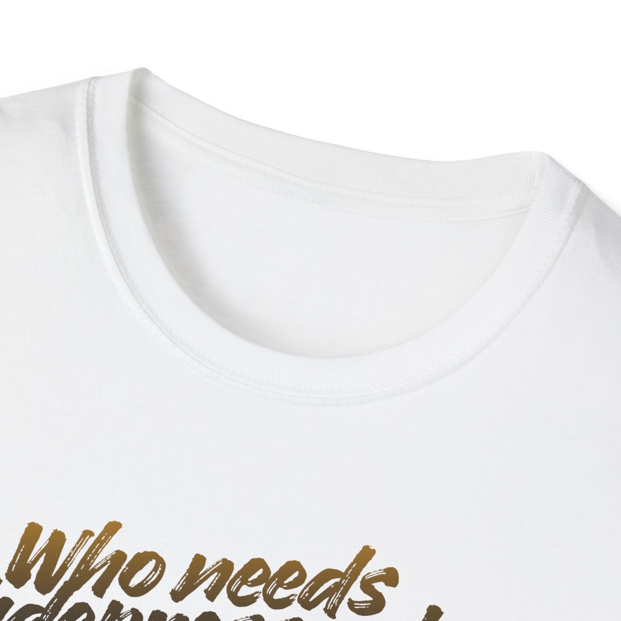 Beer Graphic T-Shirt — "Who Needs Antidepressants When You Have Beer?" Retro Pint Design