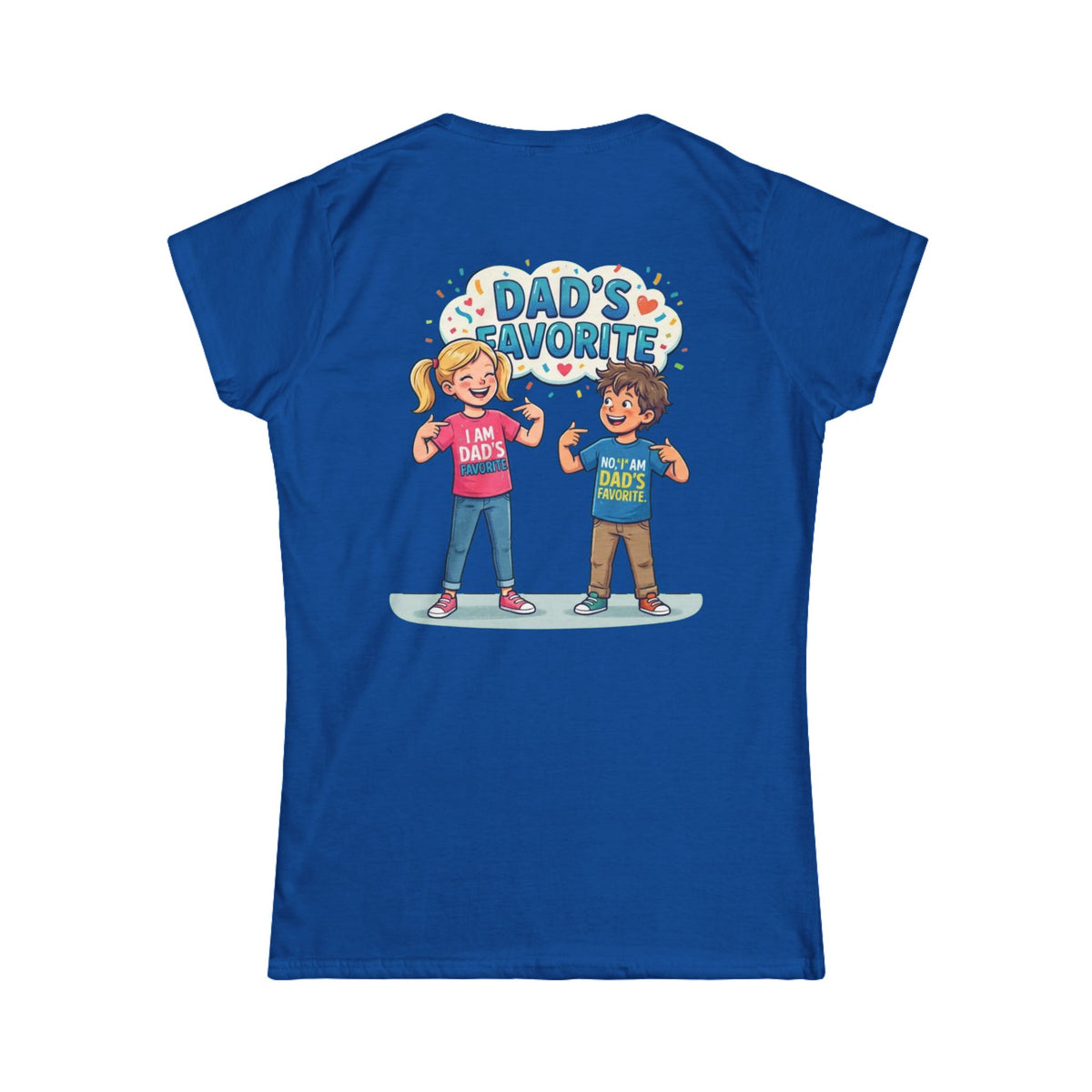 Color: Royal | Dad's Favorite Women's Tee