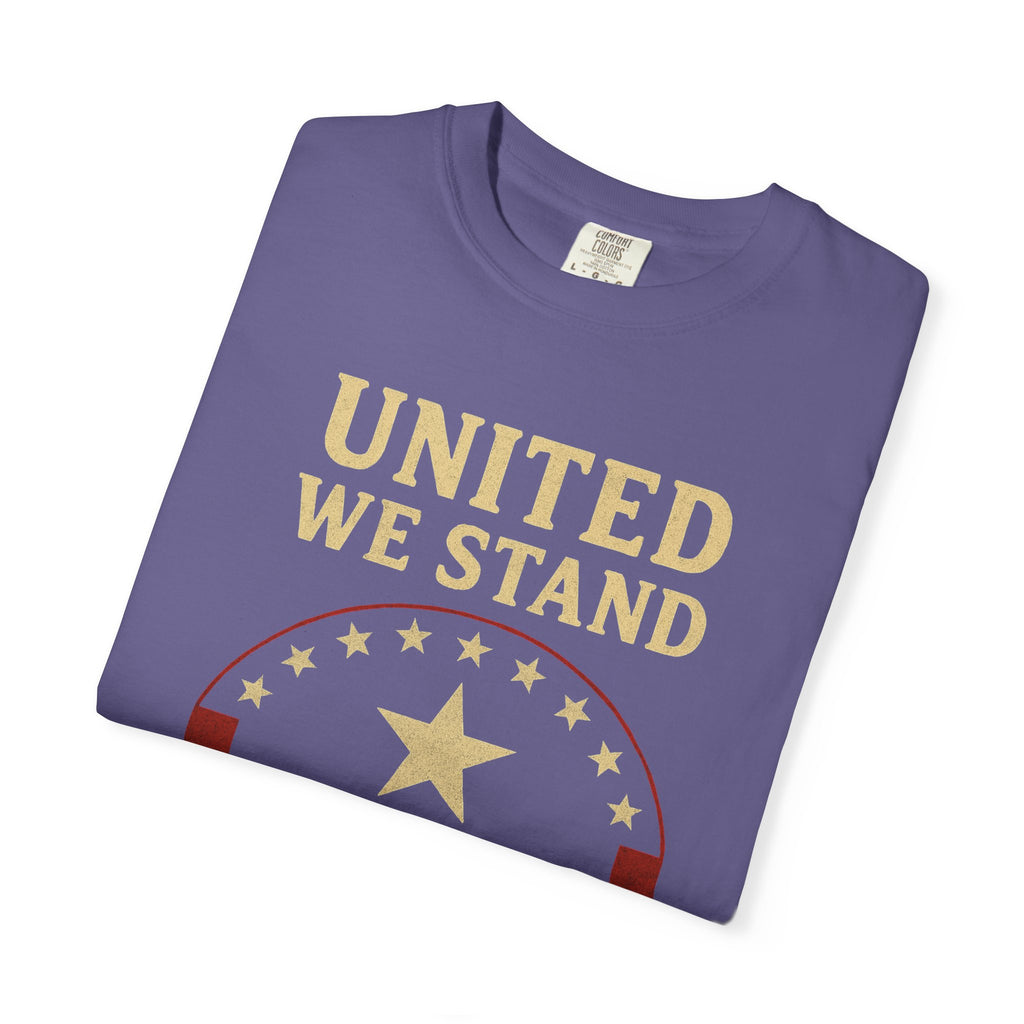 "Divided We Fall" Unisex Garment-Dyed T-shirt
