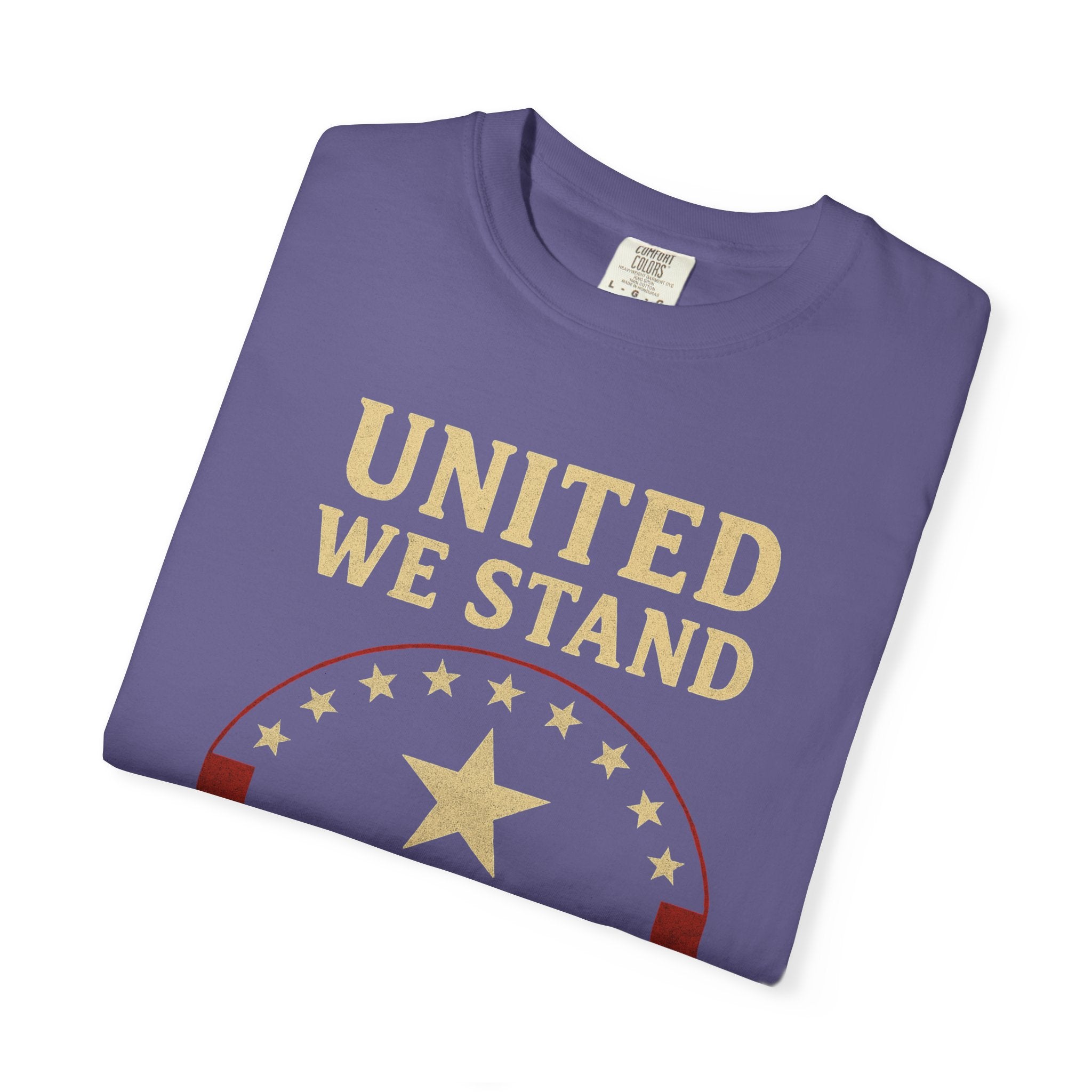 "Divided We Fall" Unisex Garment-Dyed T-shirt