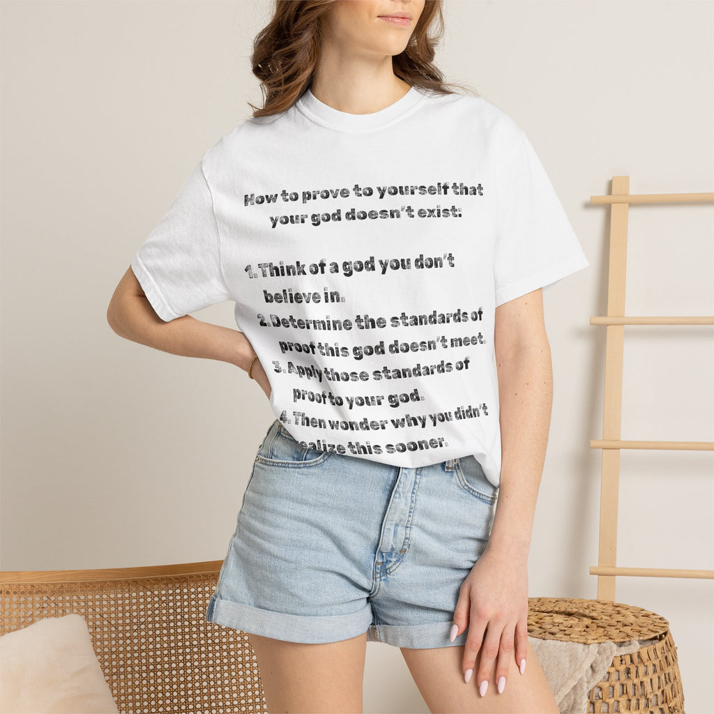 "Divine Double Standard" Unisex Garment-Dyed T-shirt