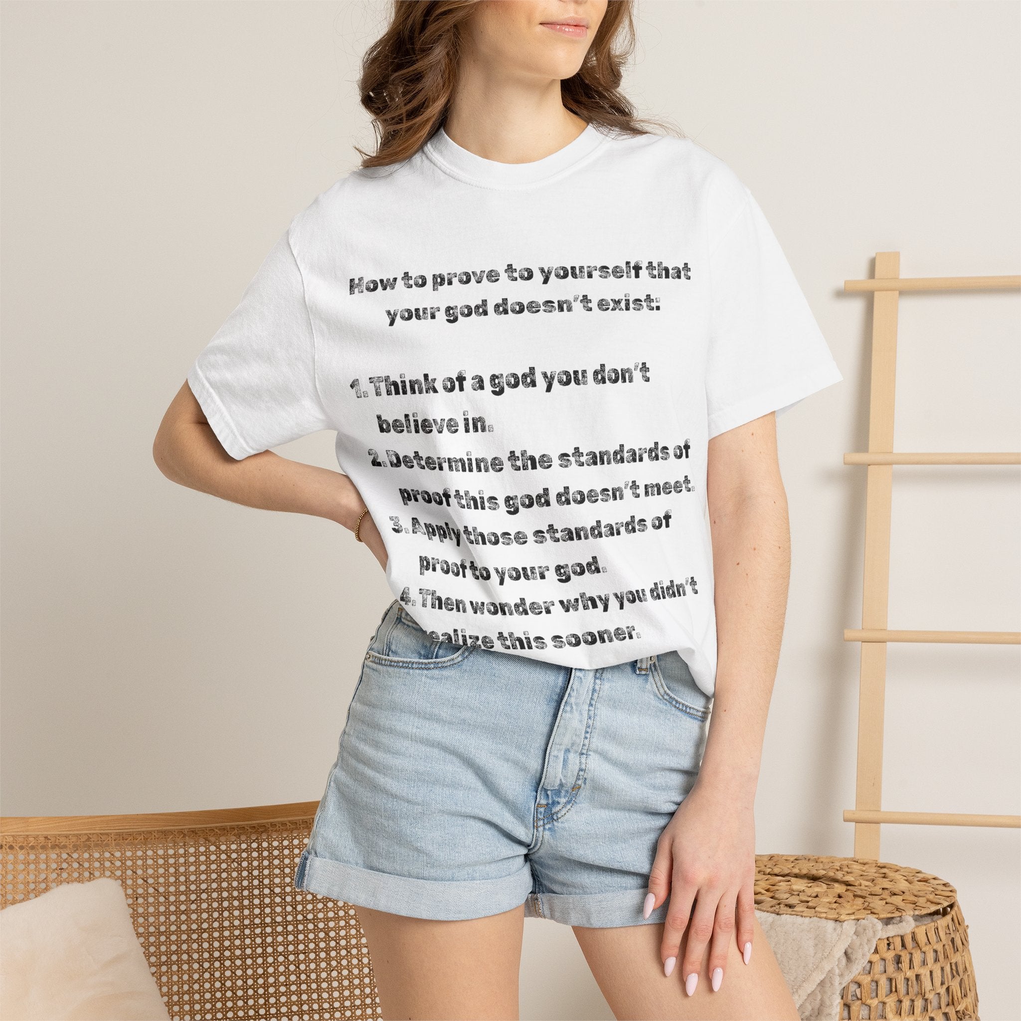 "Divine Double Standard" Unisex Garment-Dyed T-shirt