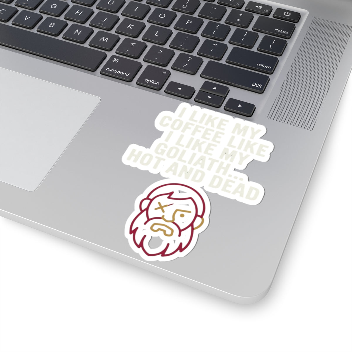 "Good Book Series Coffee Hot and Dead" Sticker — Main