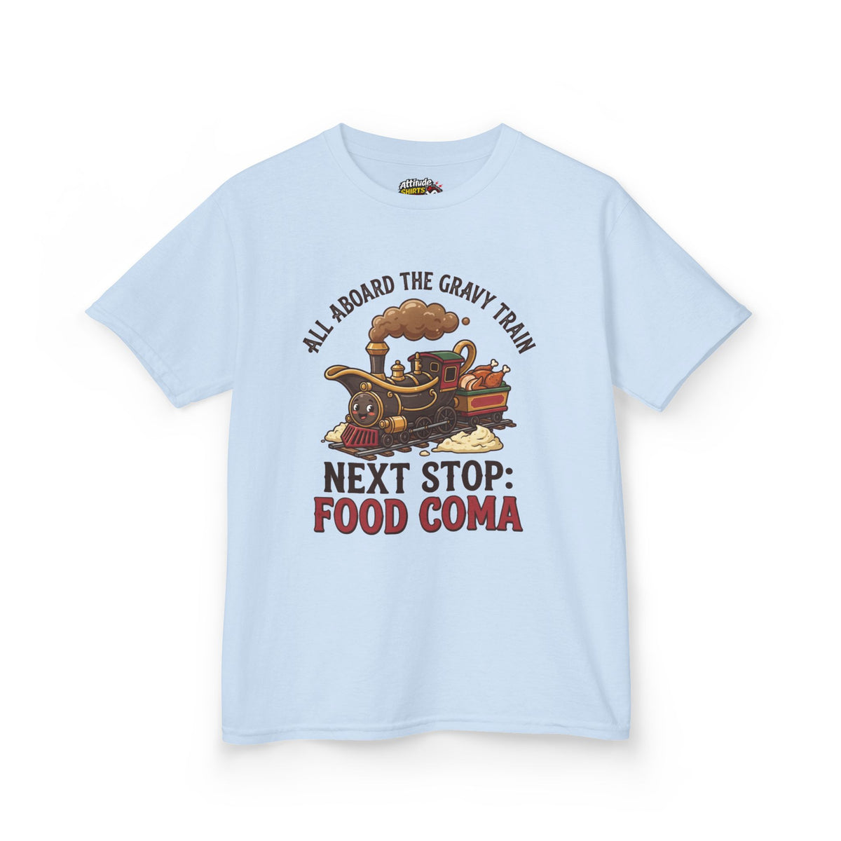 "Next Stop Food Coma" Kids Tee
