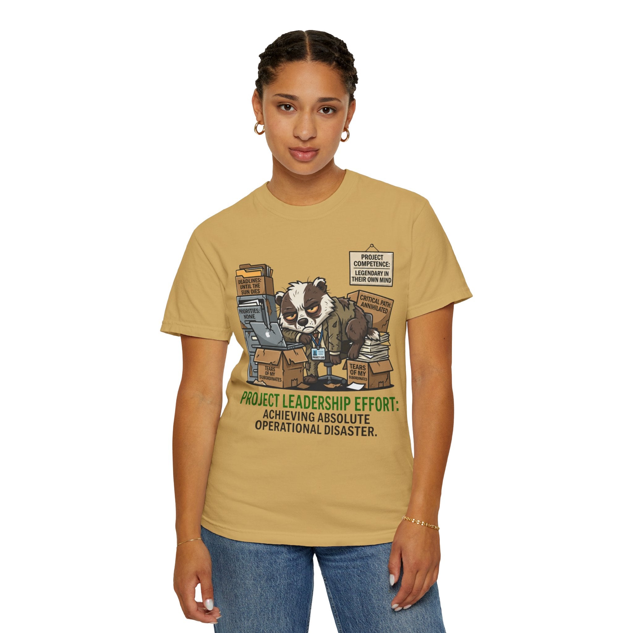 "Project Leader" Unisex Garment-Dyed Tee