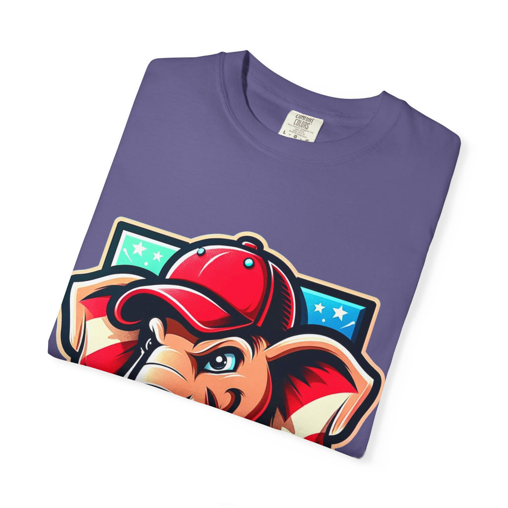 "The Patriot Elephant" Unisex Garment-Dyed T-shirt