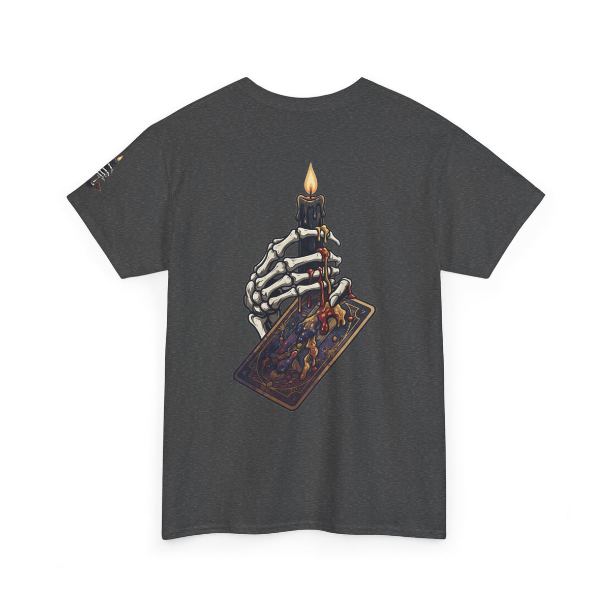 Skeletal Hand And Tarot Card Premium Graphic Tee