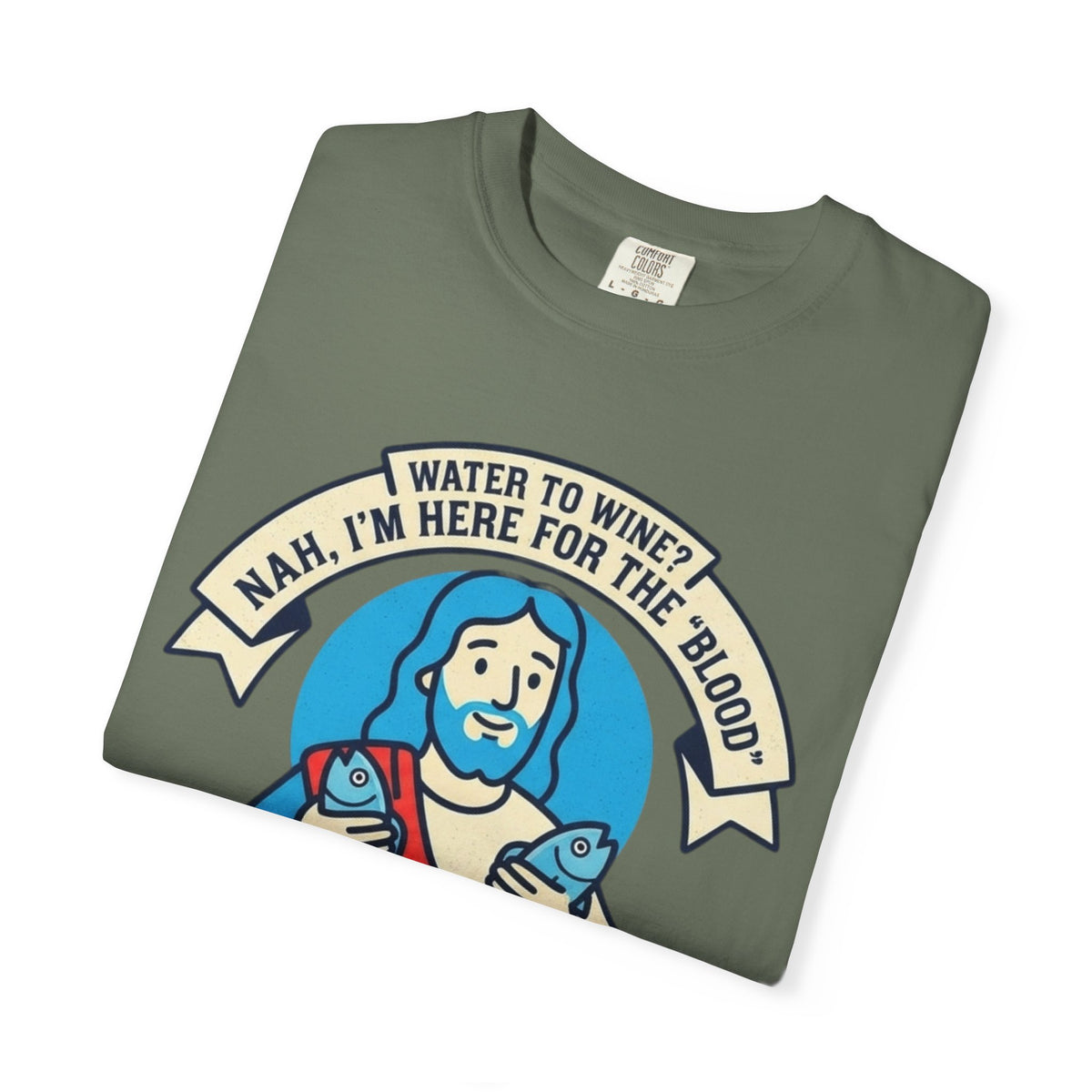 "Good Book Series Not Dead Awkward In Bed" Unisex Garment-Dyed Tee