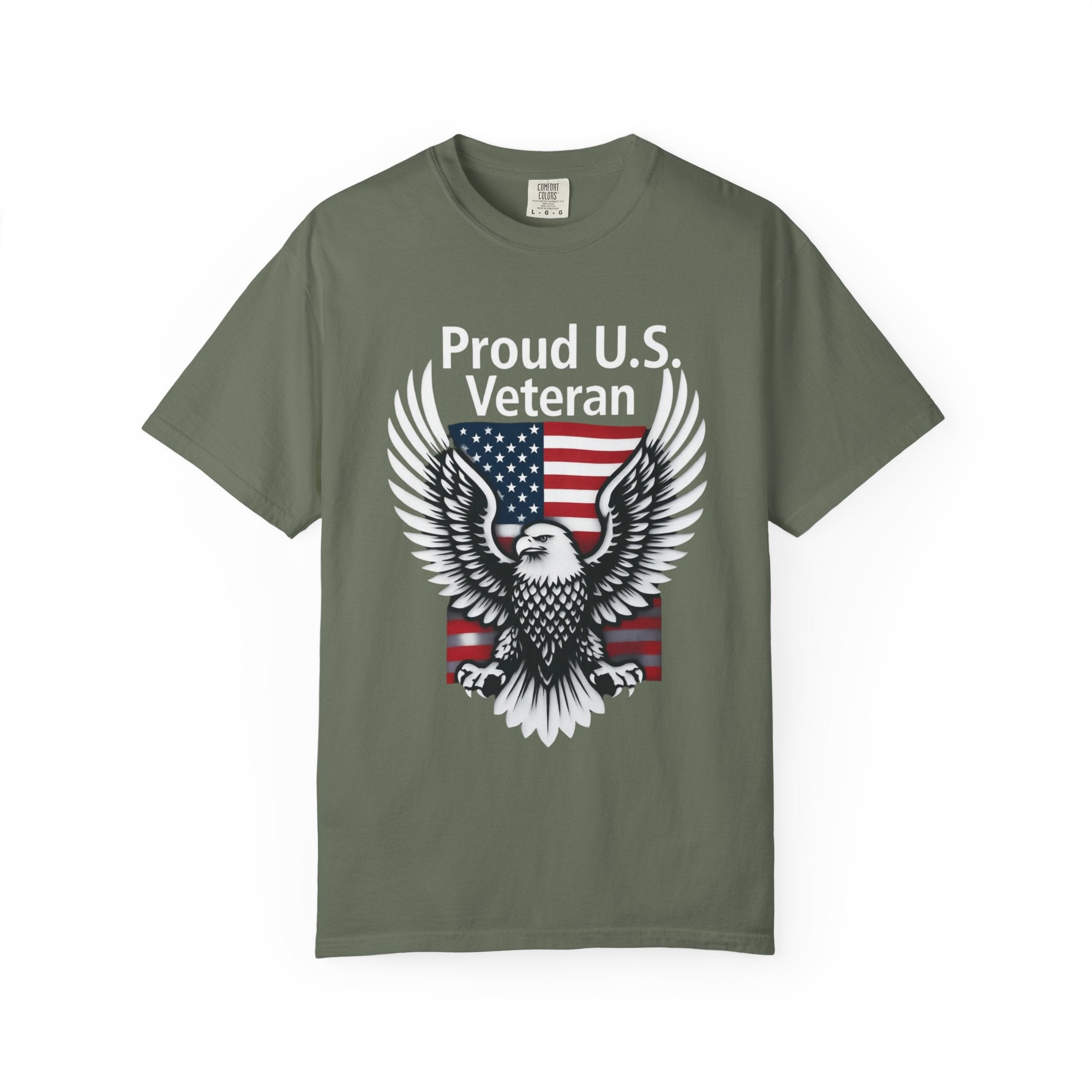 "Proud Veteran" Unisex Garment-Dyed T-shirt