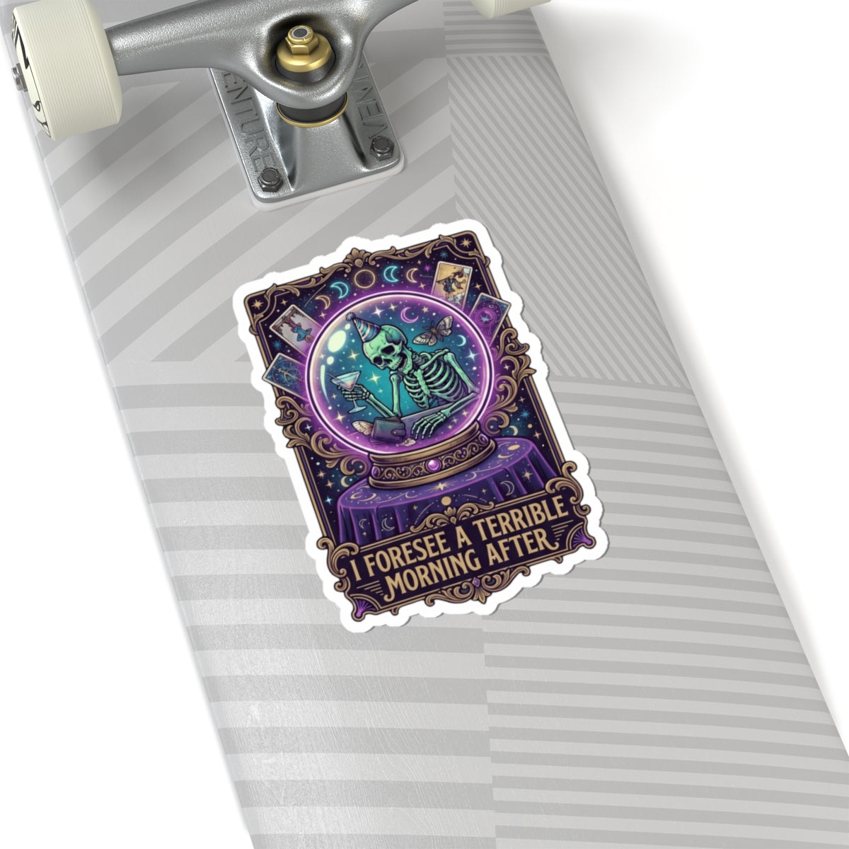 "I Foresee A Terrible Morning After" Sticker — Main