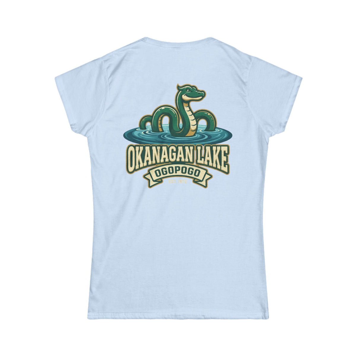 Color: Light Blue | Ogopogo (Canada) Women's Tee