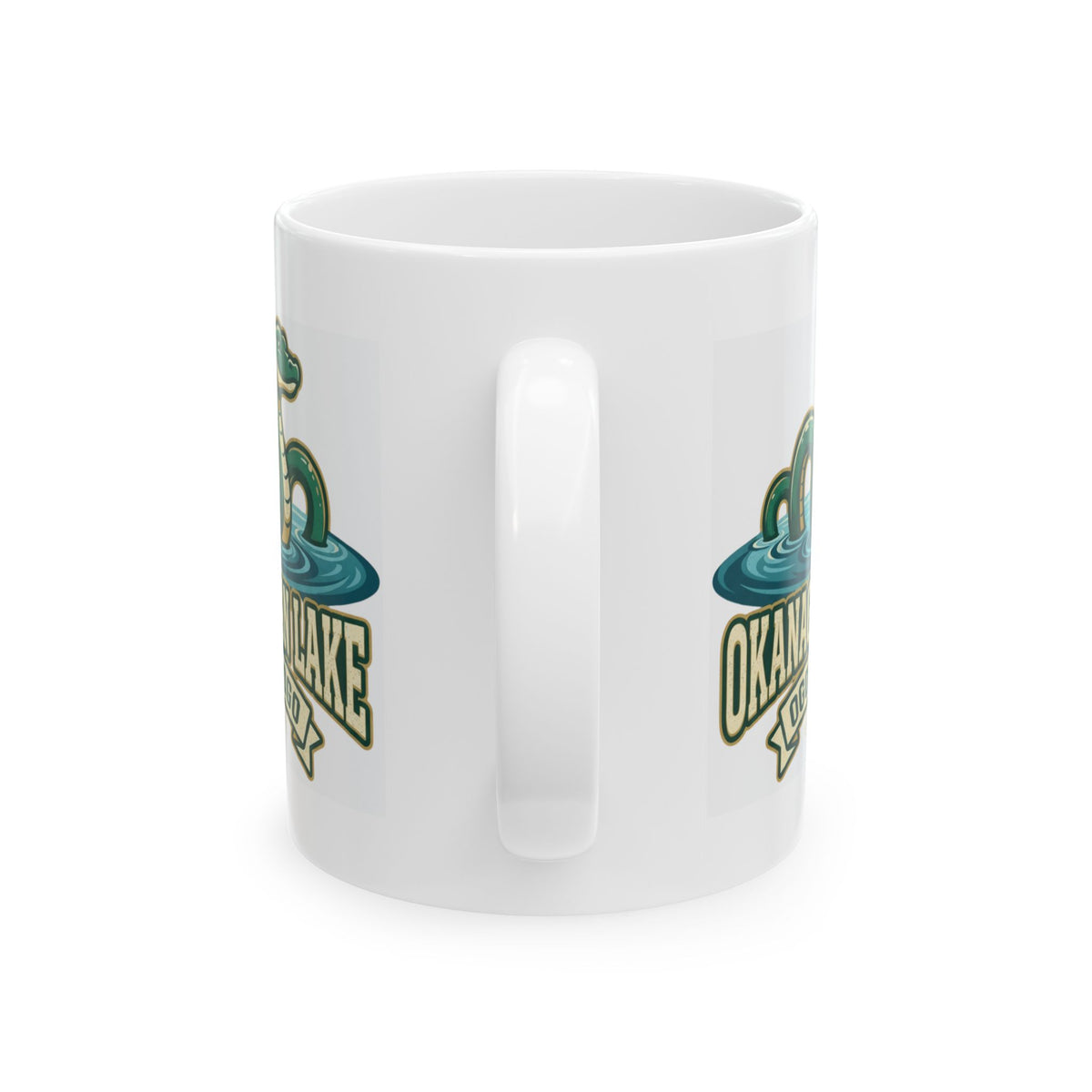 "Ogopogo (Canada)" White Ceramic Mug