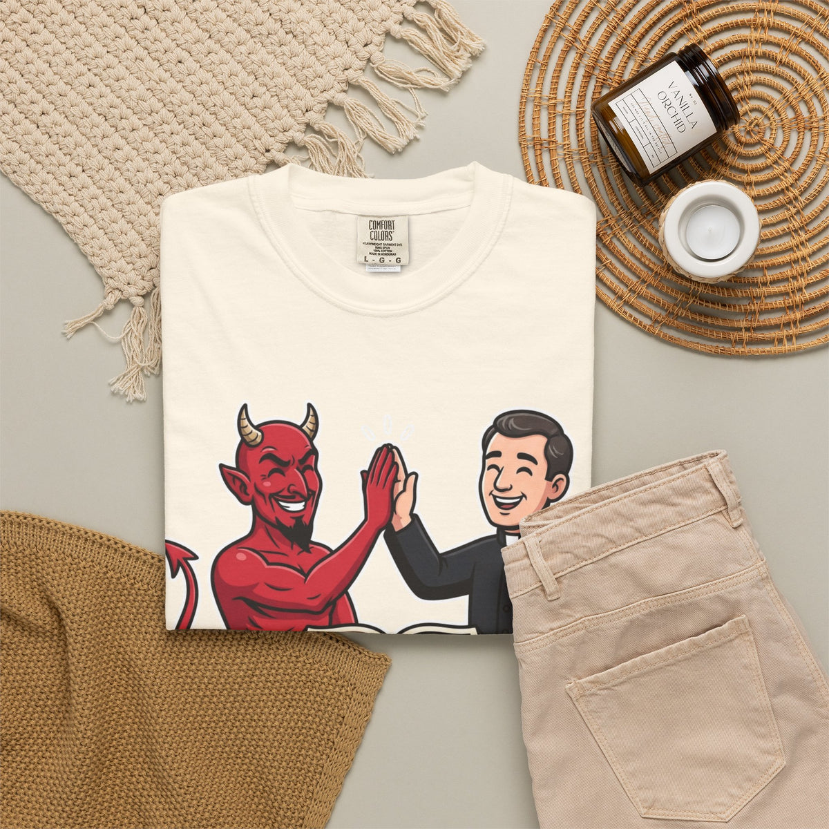 "Working For The Sweet Stuff" Unisex Garment-Dyed Tee