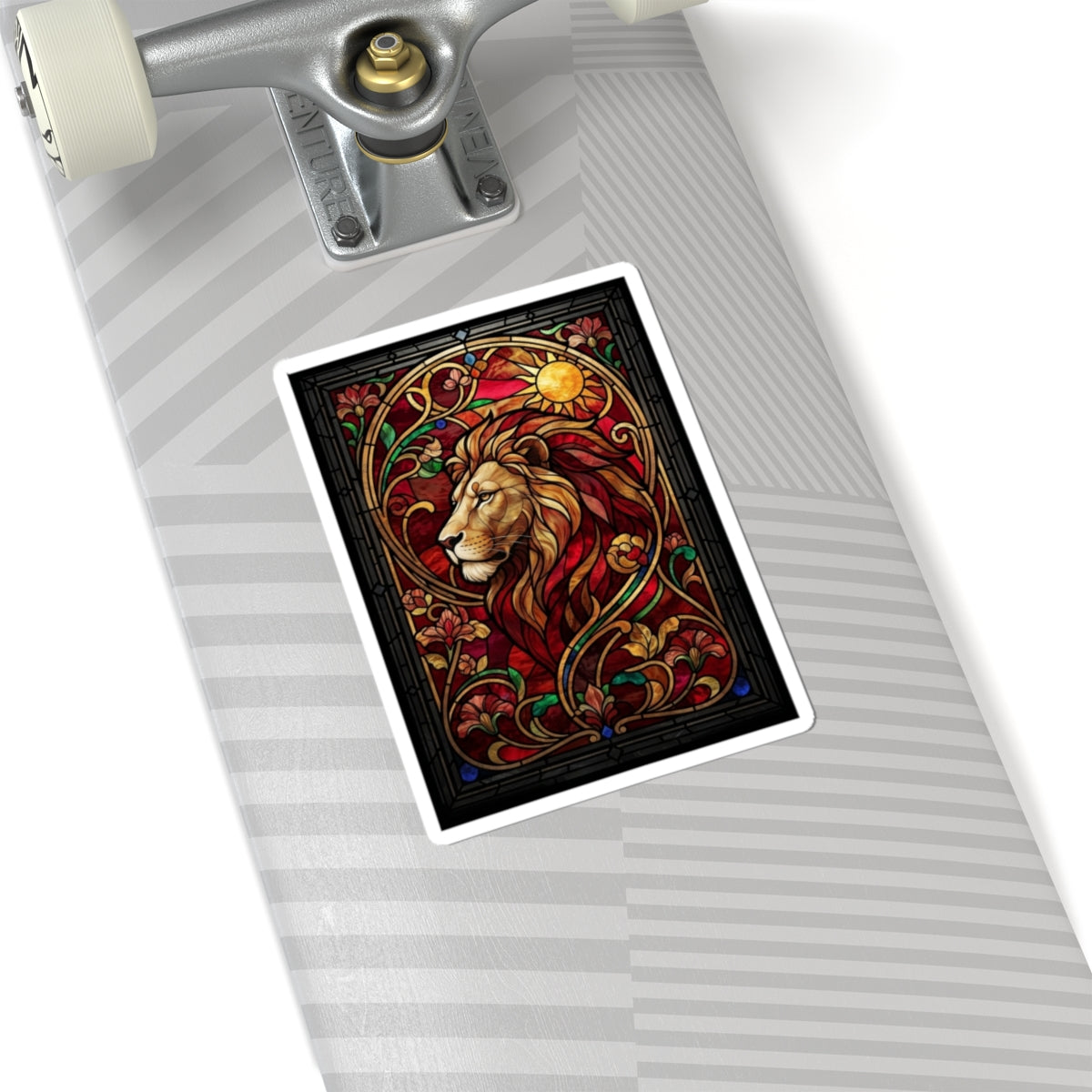 "Stained Glass Sign LEO" Sticker — Main
