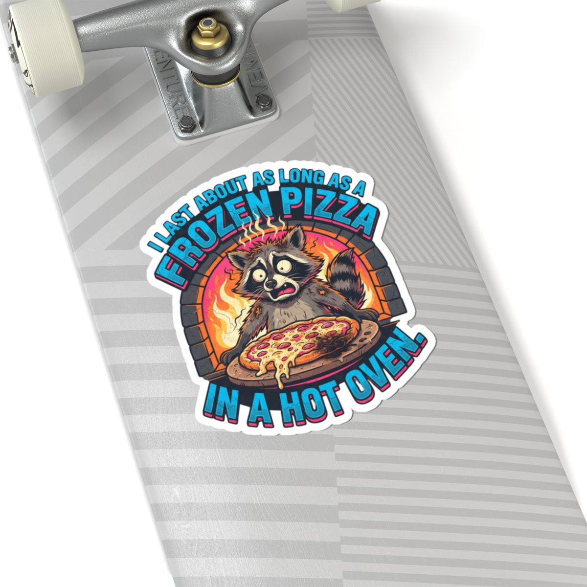 "Frozen Pizza in a Hot Oven" Sticker — Main