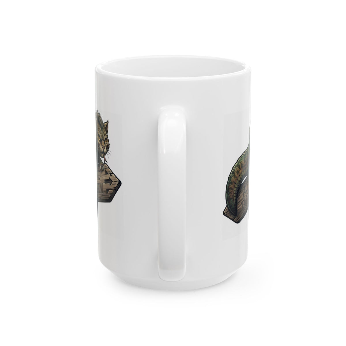 "Tatzelwurm (Alpine Europe)" White Ceramic Mug