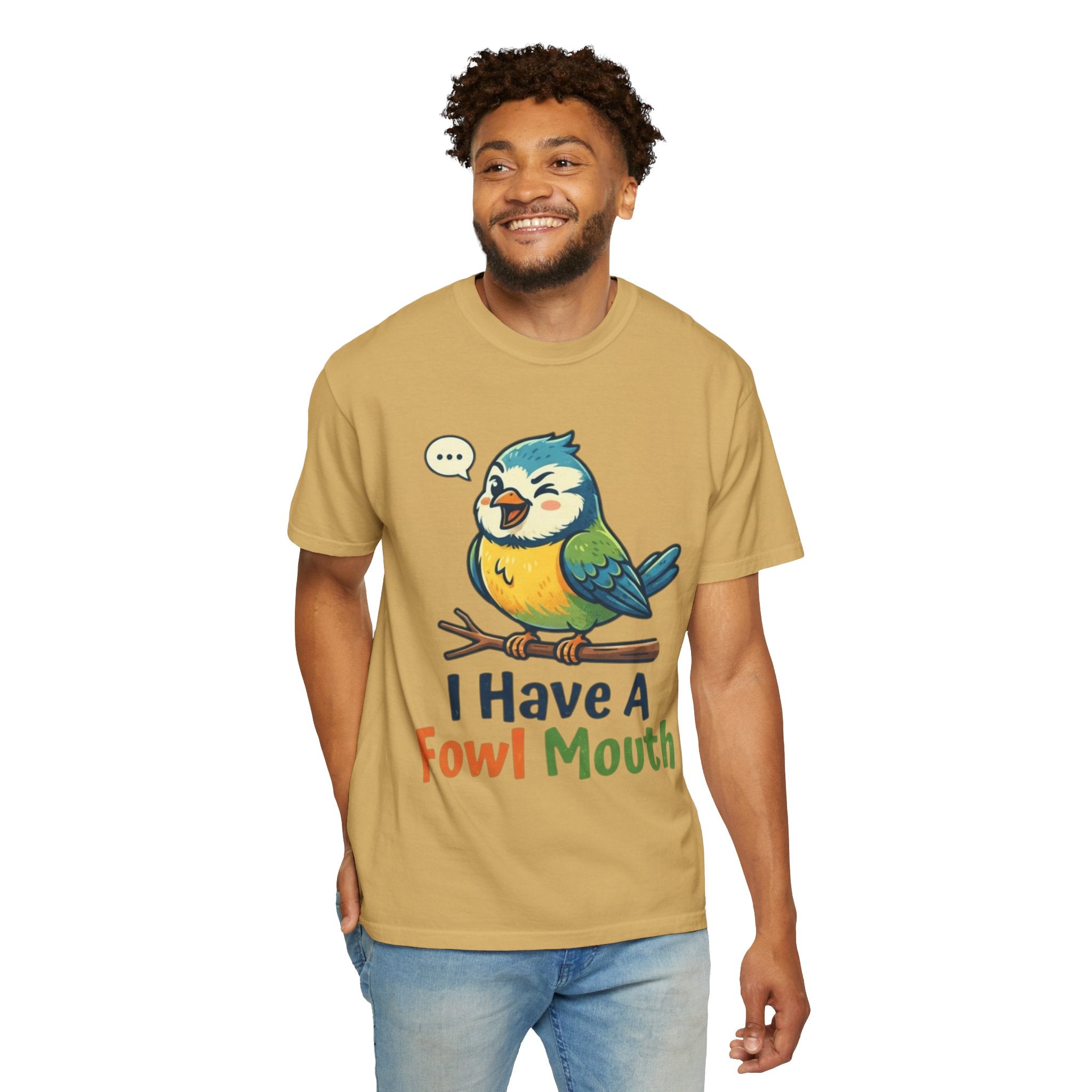 "Fowl Mouth" Unisex Garment-Dyed Tee