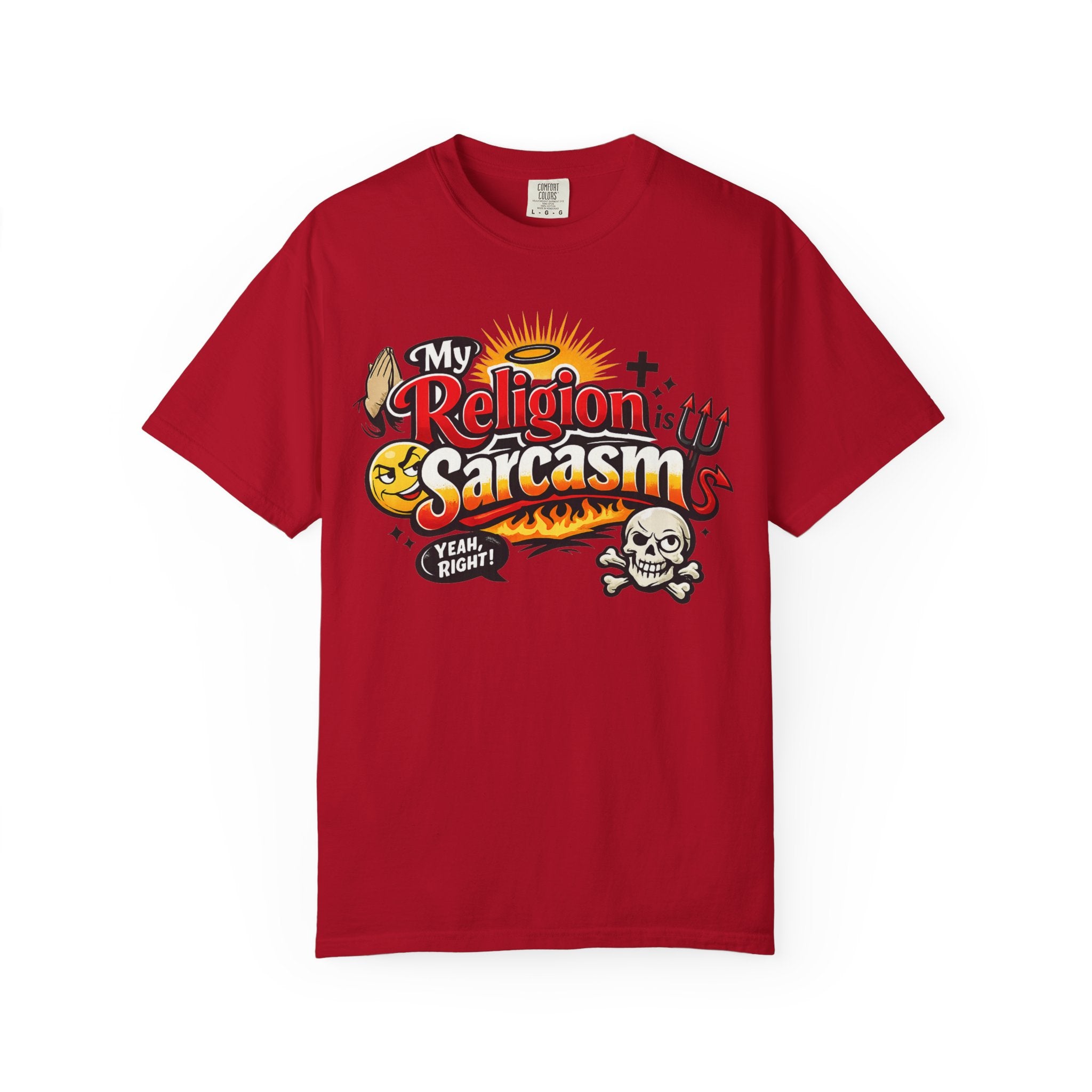 Holy Sarcasm | Garment-Dyed Tee — AttitudeShirts