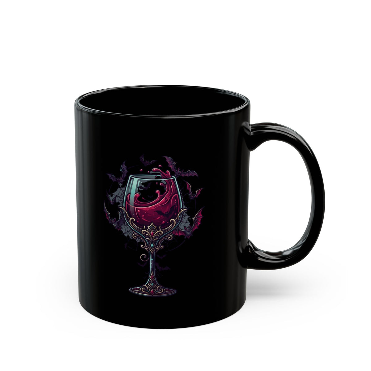 "I'm Not Saying I'm Jesus" Black Ceramic Mug — Graphic