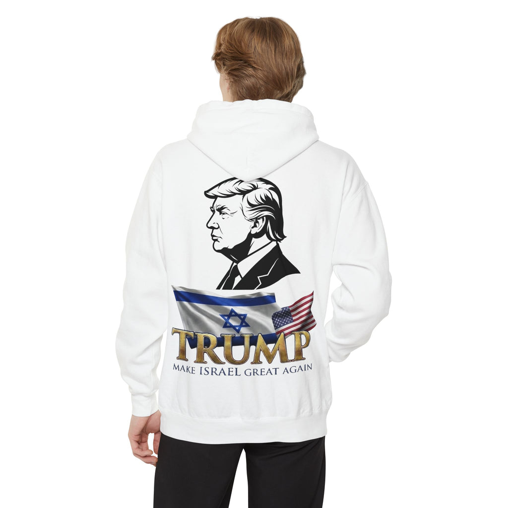 "Make Israel Great Again" Garment-Dyed Hoodie