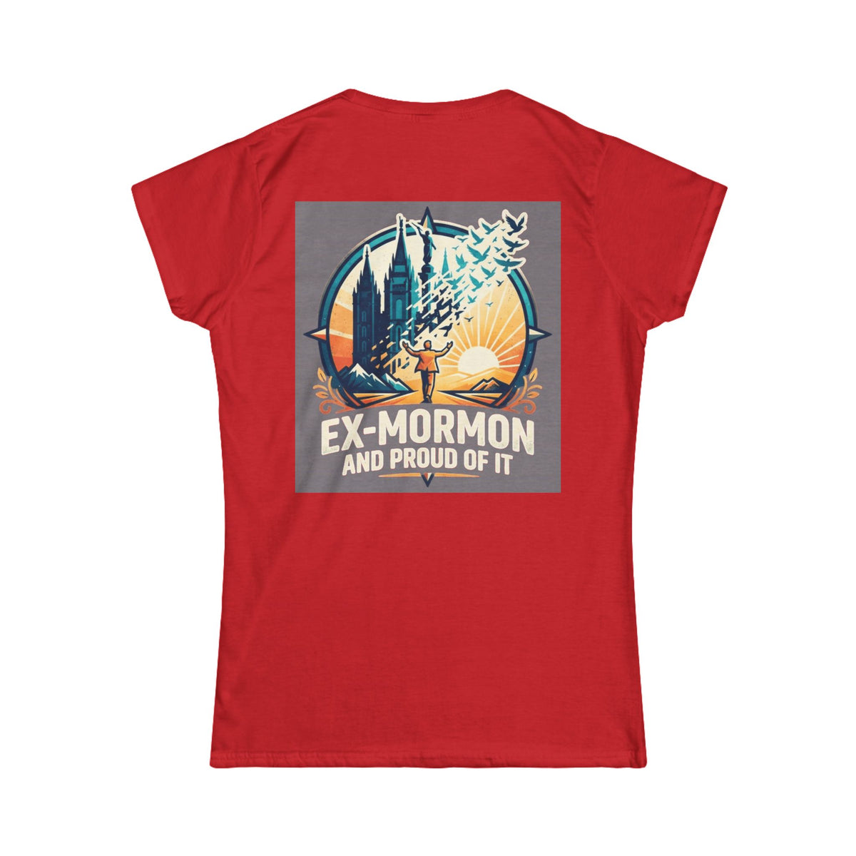 Color: Red | Ex Mormon Women's Tee