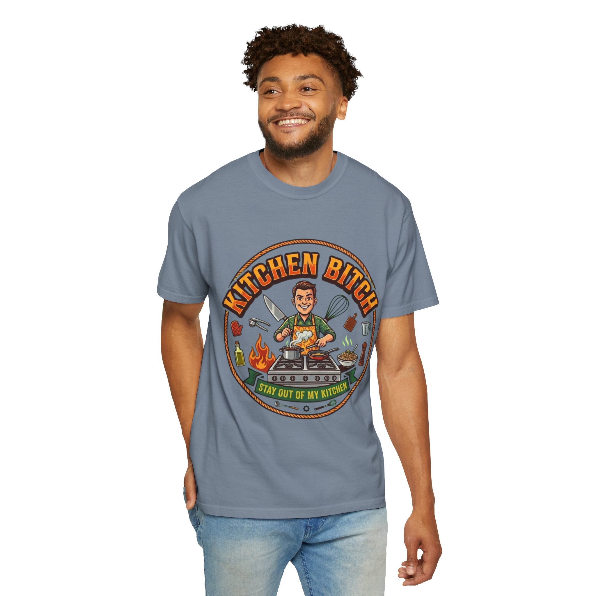 "Kitchen Bitch" Unisex Garment-Dyed Tee