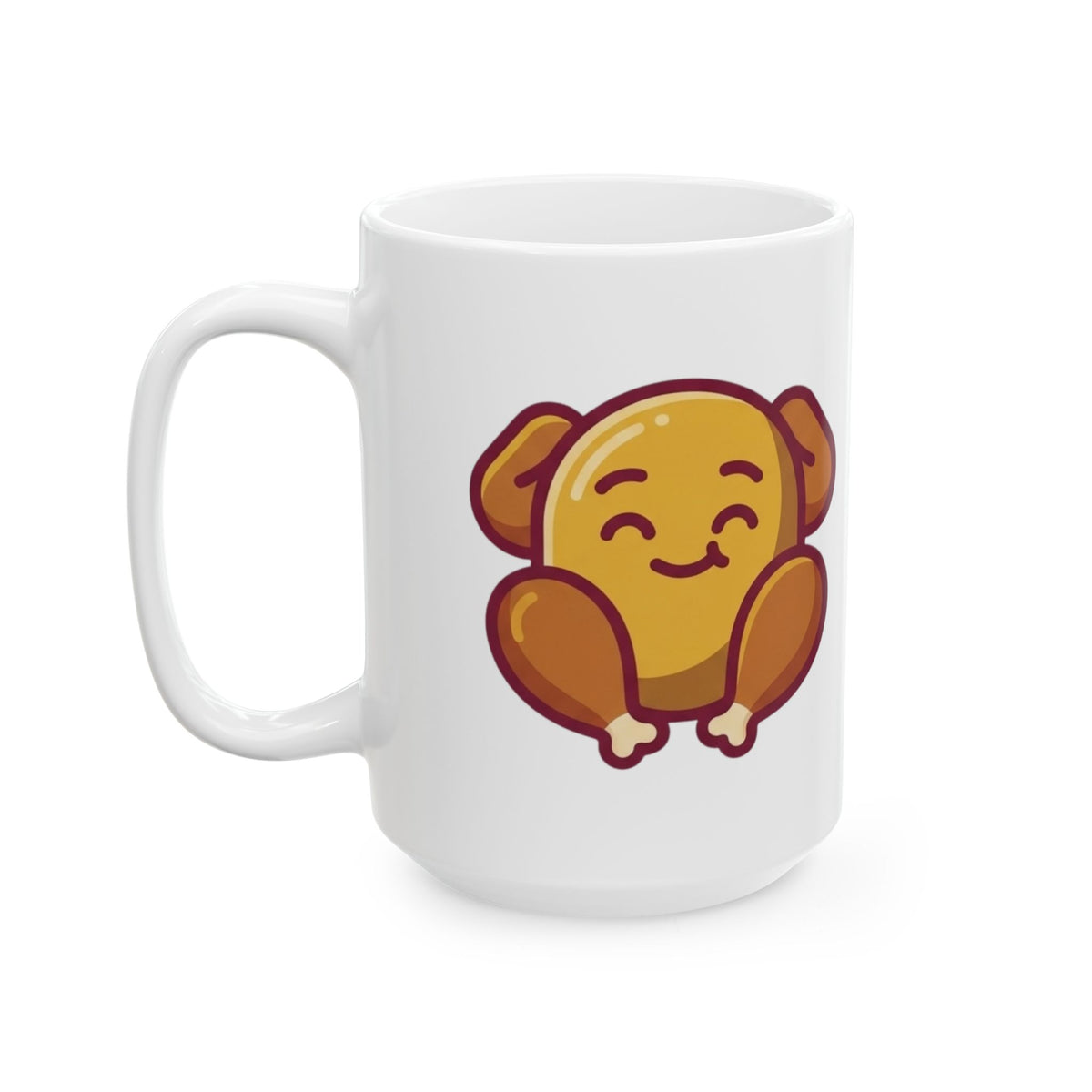 "This Turikey Or Your Opinion" White Ceramic Mug — Graphic