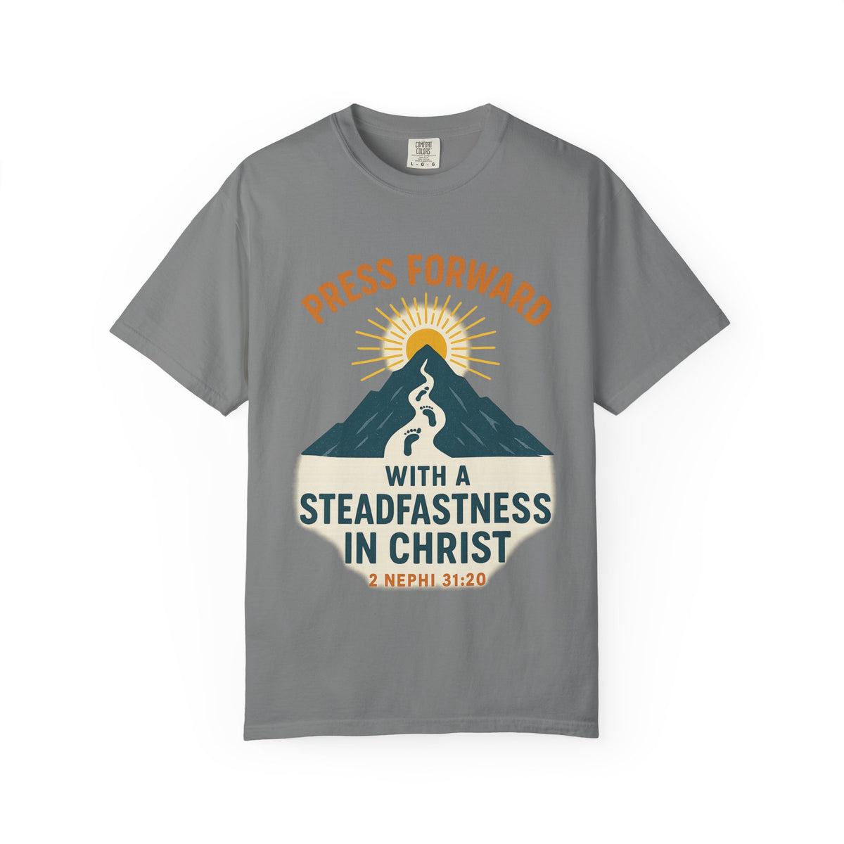 Color: Grey | Disciple of Jesus Christ Unisex Garment-Dyed T-shirt
