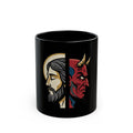 "Paradox" Black Ceramic Mug — Graphic