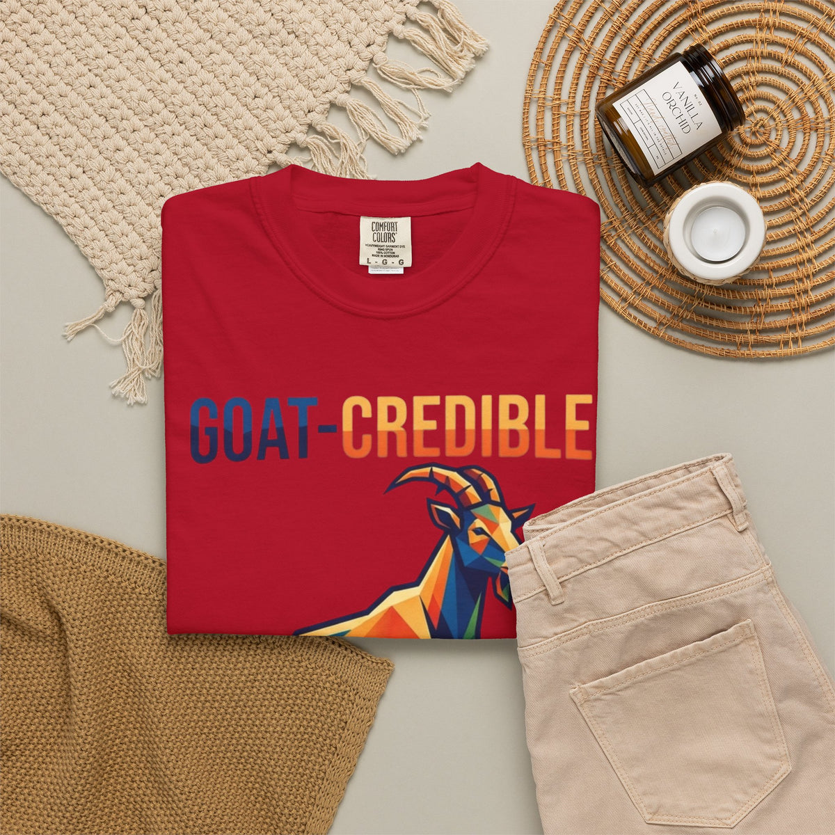 "Goat Credible" Unisex Garment-Dyed Tee