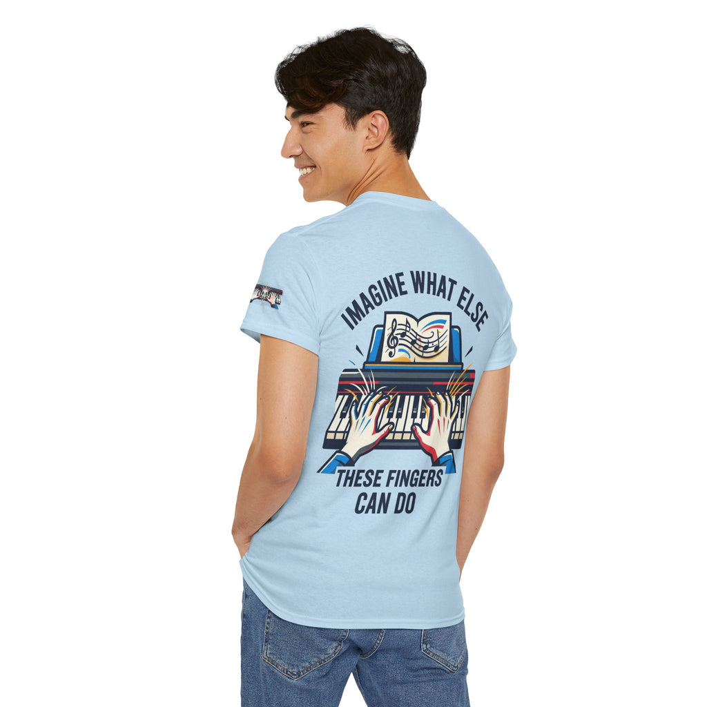"Imagine What Else These Fingers Can Do" Premium Graphic Tee