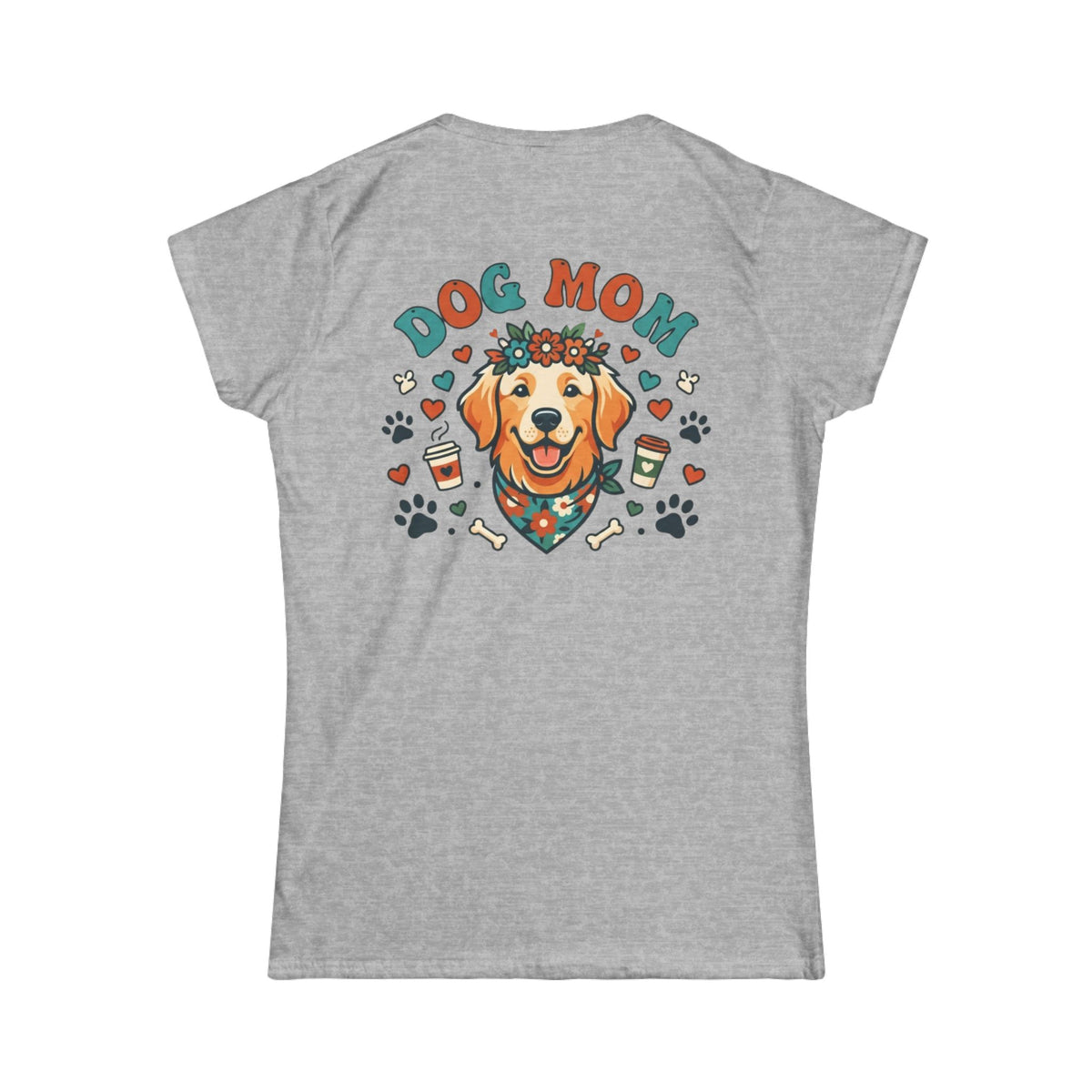 Color: Sport Grey | Dog Mom Women's Tee
