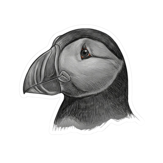 "Pencil Sketch Art Puffin" Sticker