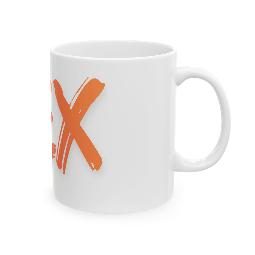 "Built for Sex" White Ceramic Mug — Graphic
