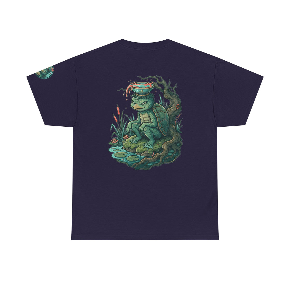 Color: Blackberry | Kappa (Japanese Folklore) Premium Graphic Tee
