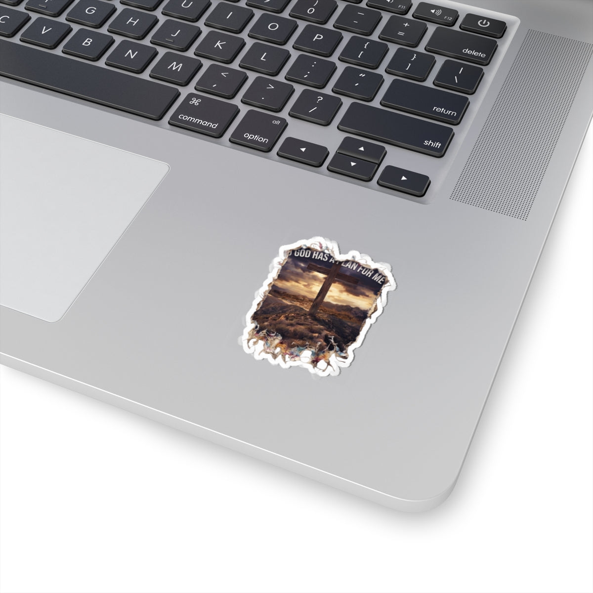 "God Has A Plan For Me" Sticker — Main