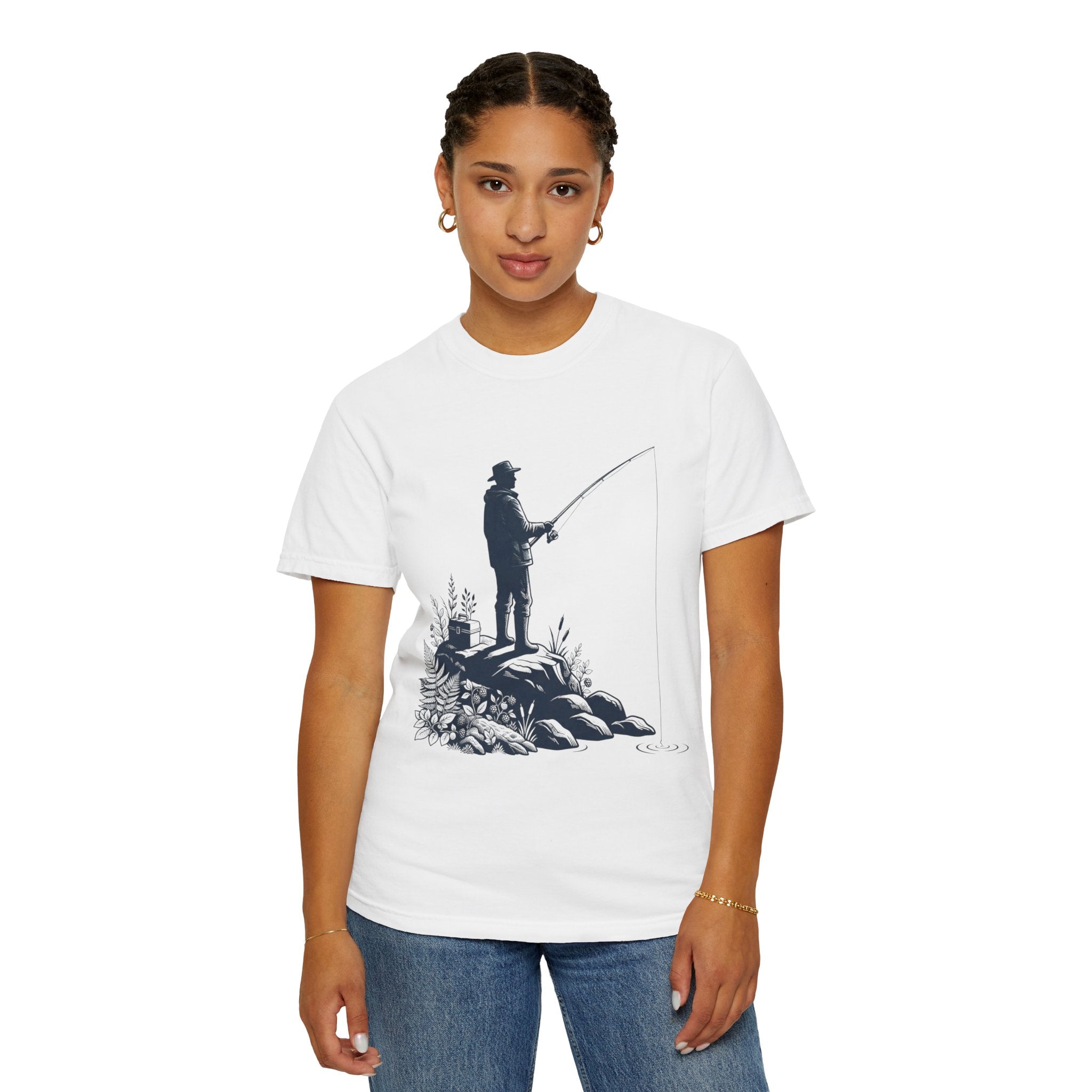 "Fishing" Unisex Garment-Dyed Tee
