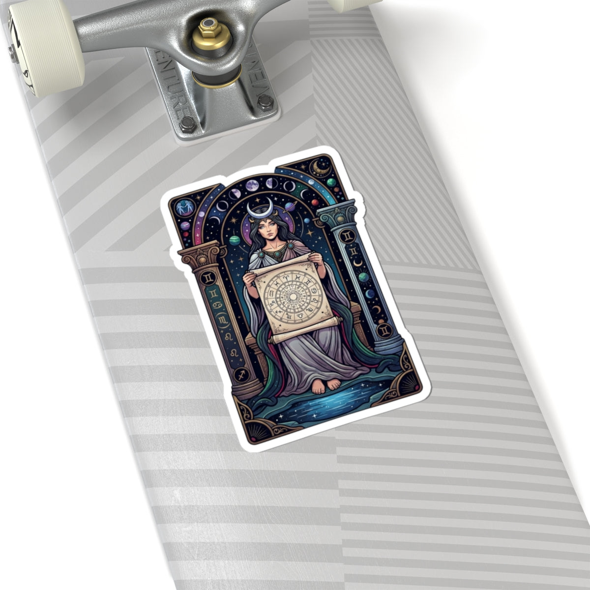 "The Cosmic Tarot (High Priestess)" Sticker — Main