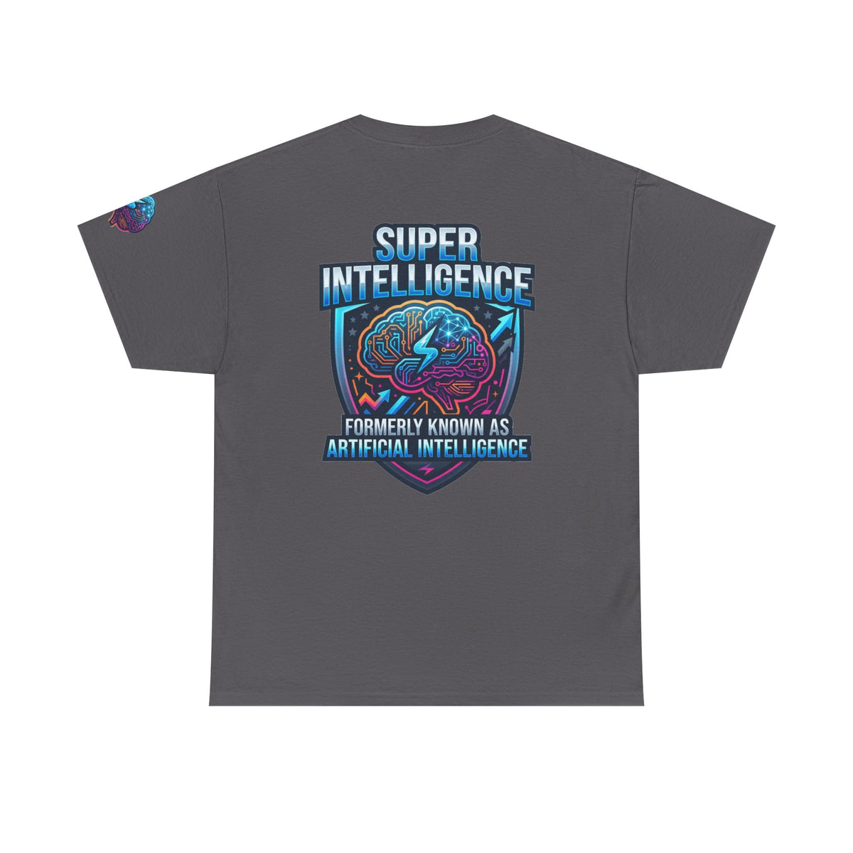 Color: Charcoal | Super Intelligence Premium Graphic Tee