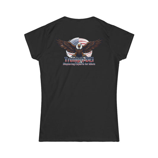 Color: Black | Trumps DEI Women's Tee