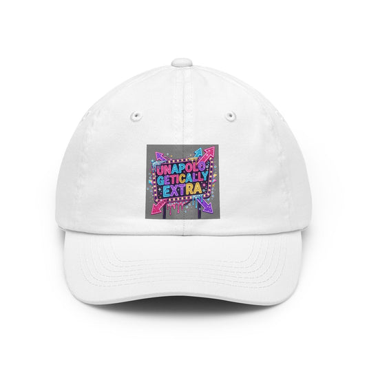 Color: White | Unapoligetically Extra Dad Hat