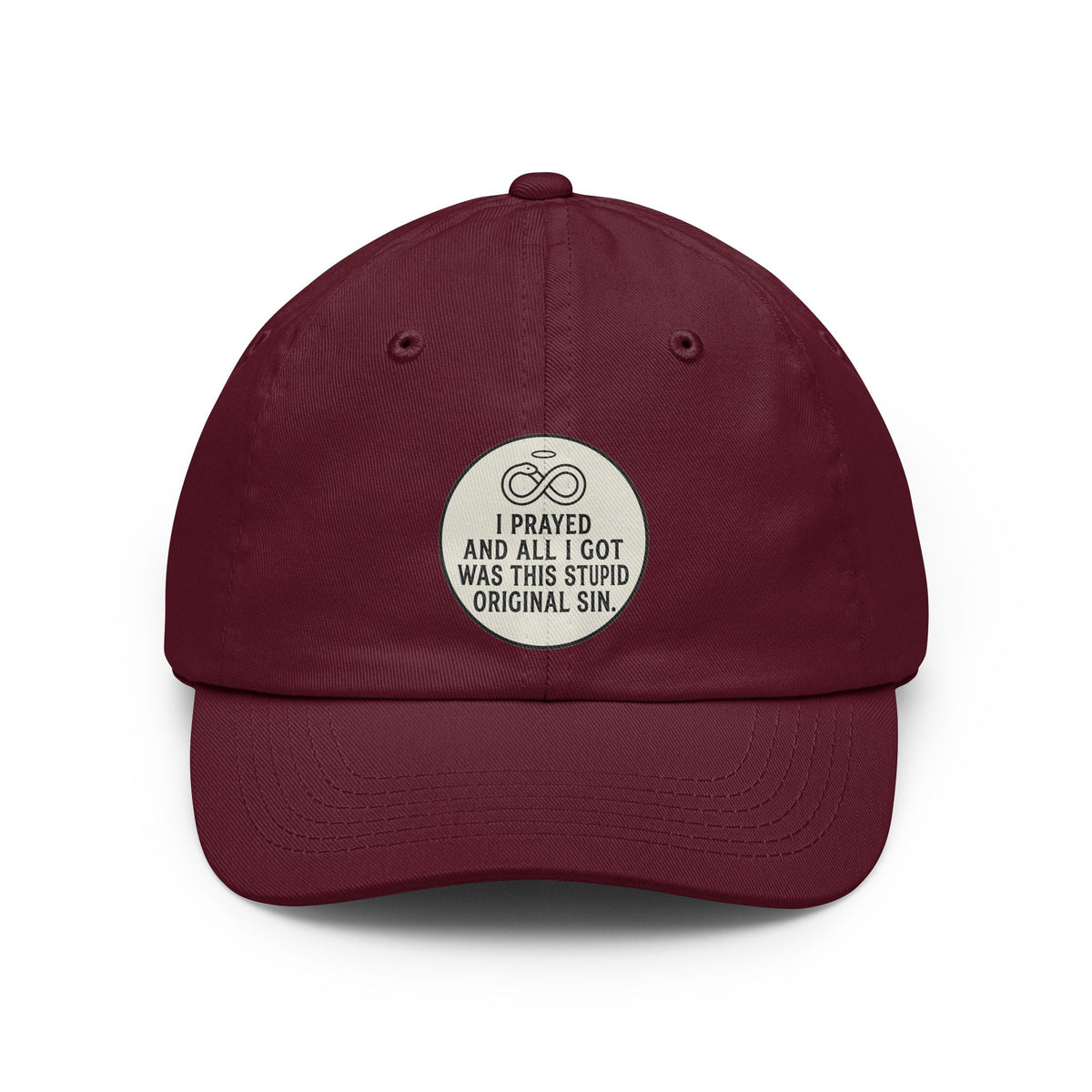 Color: Maroon | Good Book Series Original Sin Dad Hat