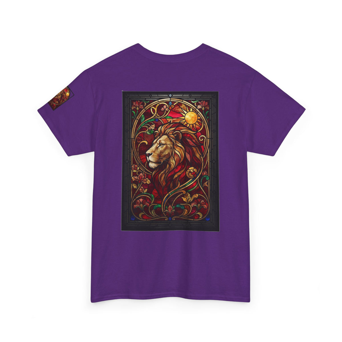 "Stained Glass Sign LEO" Premium Graphic Tee