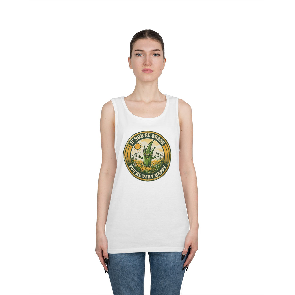 "If You're Grass You're Very Happy" Tank Top