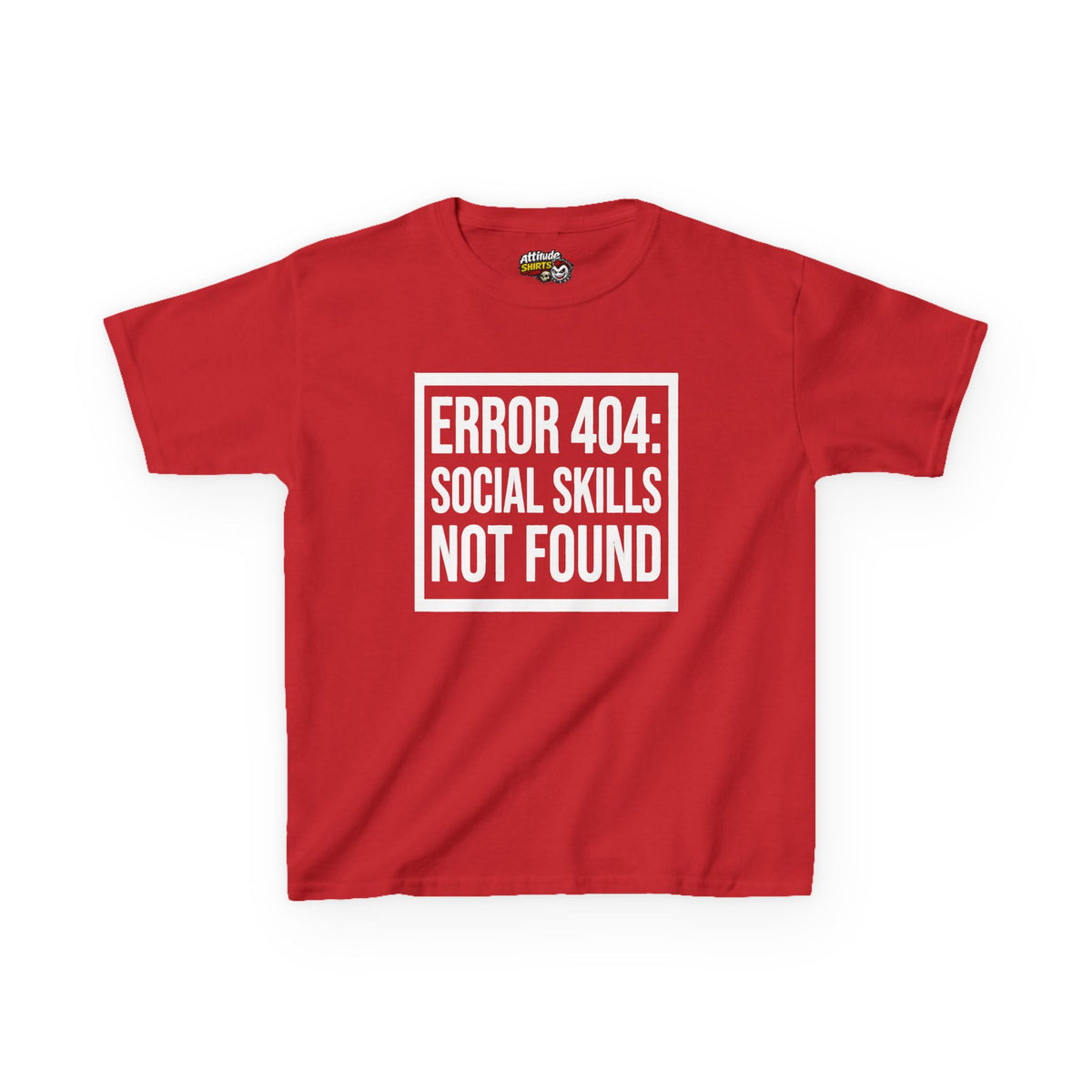 "Social Skills Not Found" Kids Tee