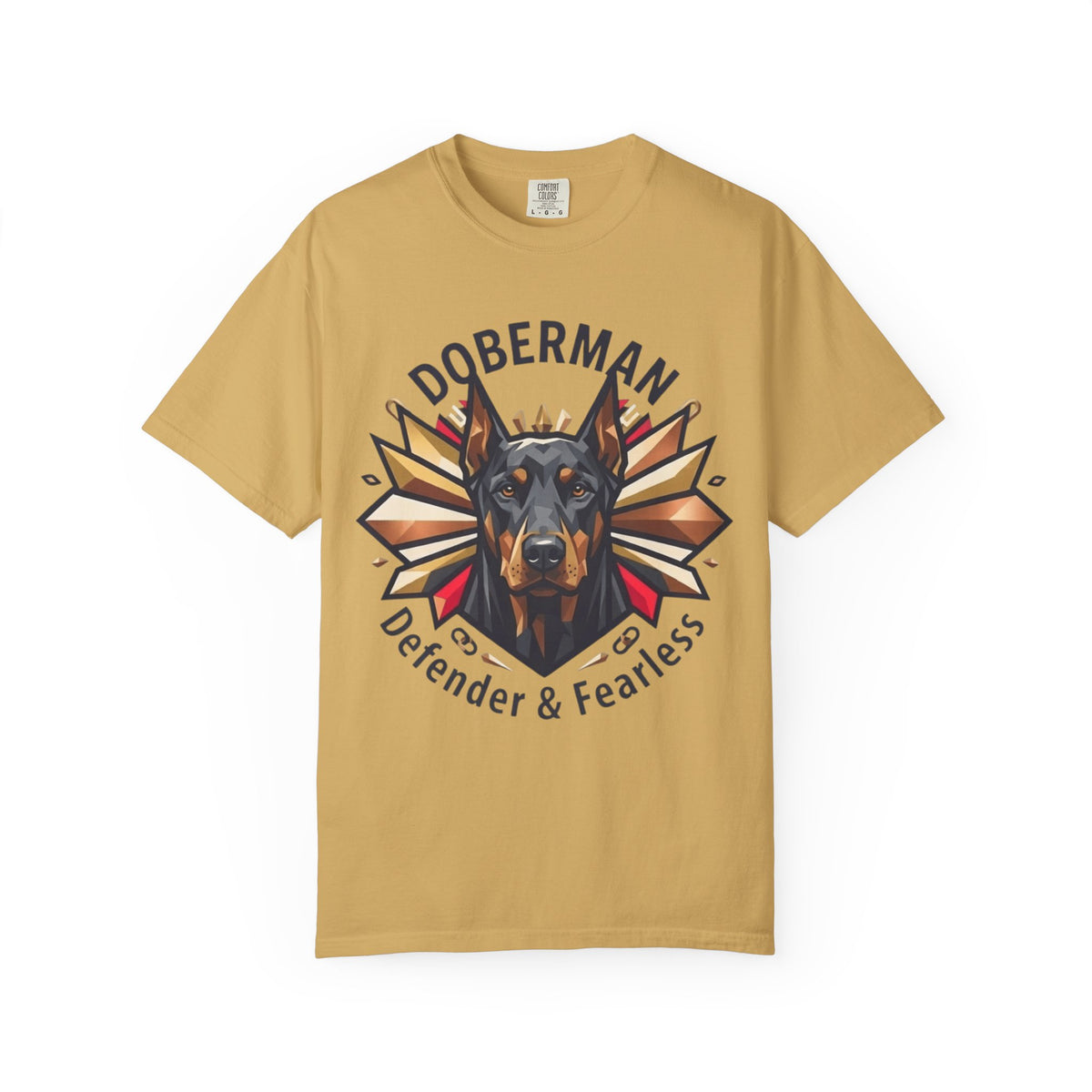 "Doberman Defender" Unisex Garment-Dyed Tee